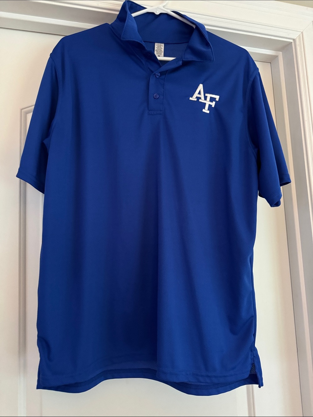 Royal Blue Polo with AF Embroidered Logo